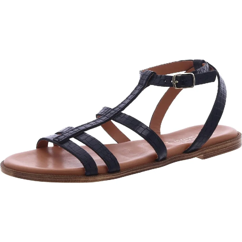 Bella Vita Womens Leather Caged Strappy Sandals