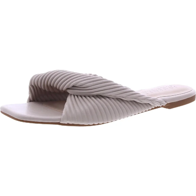 Journee Collection Womens Emalynn Slip-On Slide Flatform Sandals