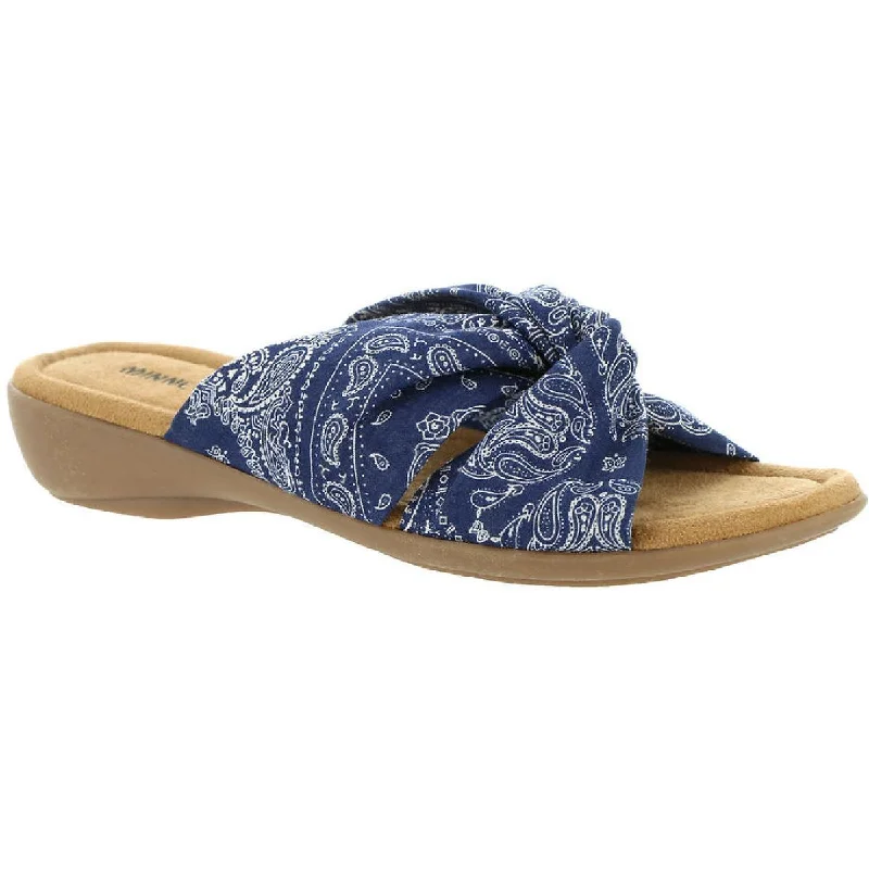 Minnetonka Womens Sarong  Slip On Outdoors Slide Sandals