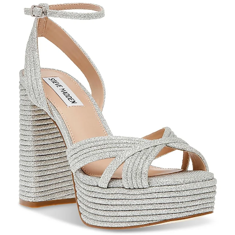 Steve Madden Womens Laurel Peep Toe Slingback Sandals