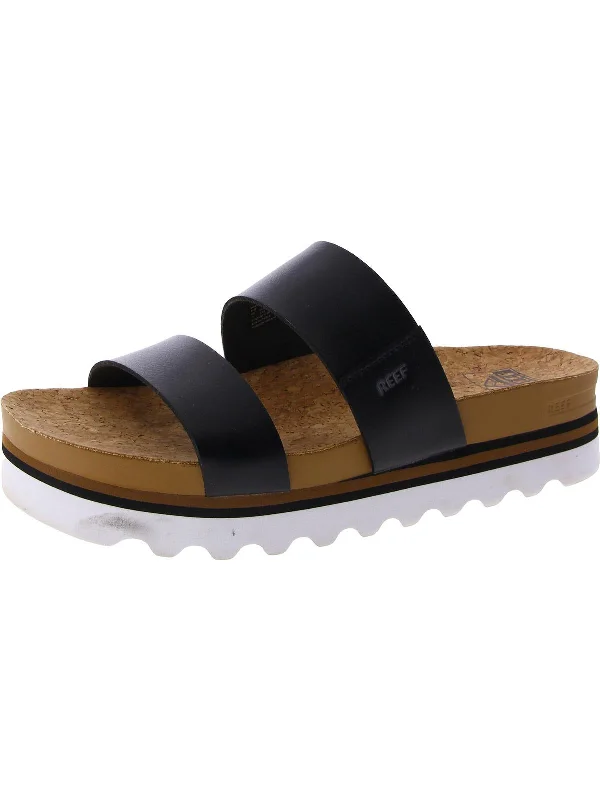 Vista Hi Womens Slip On Flatform Slide Sandals