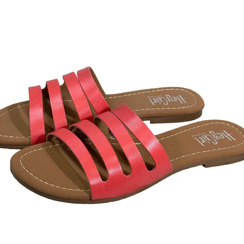 Women's Bikini Sandals In Coral