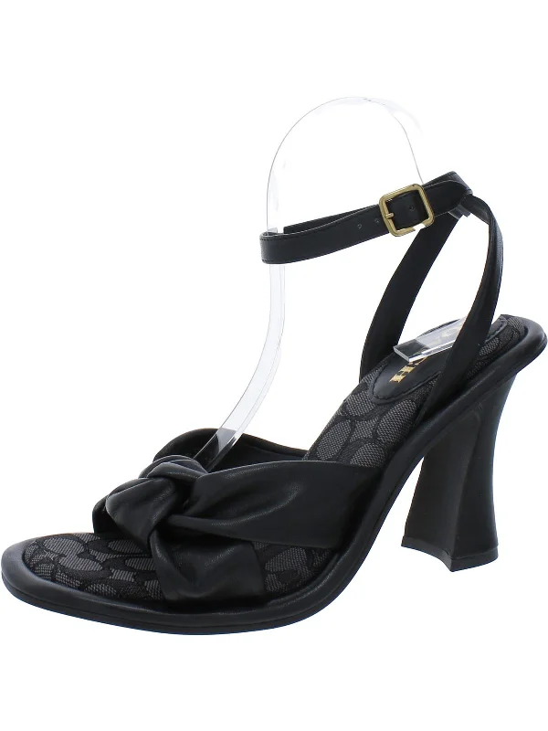 Womens Leather Dressy Slingback Sandals