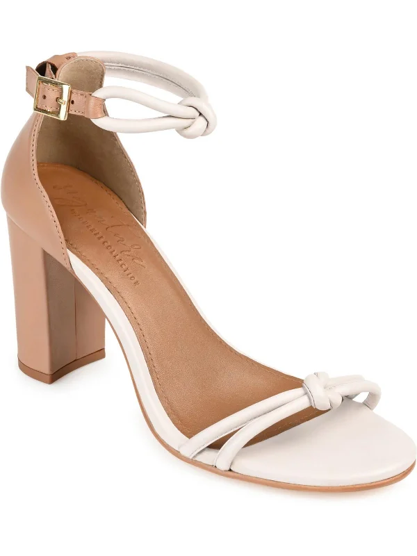 Womens Leather Strappy Sandals