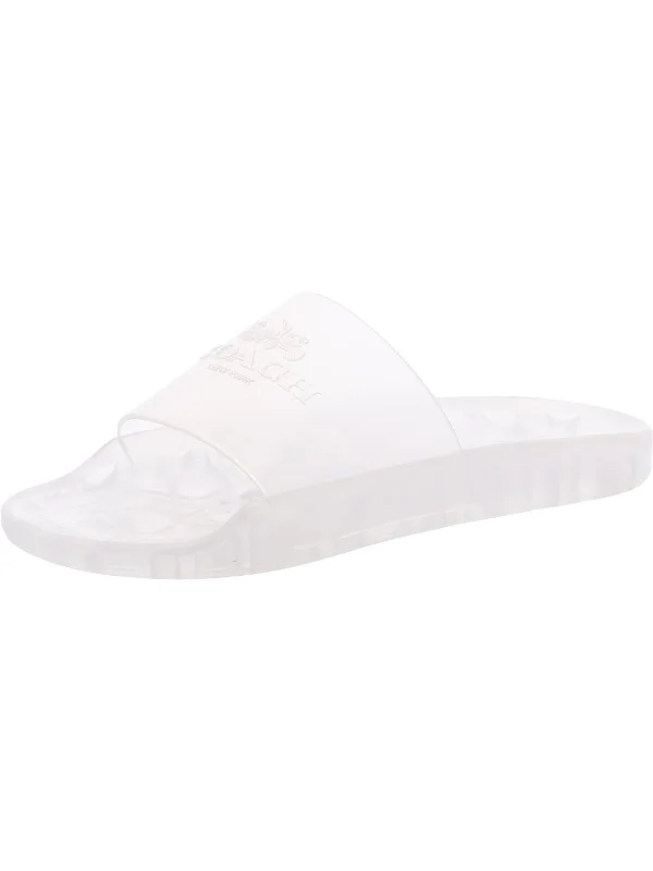 Womens Slip On Laceless Slide Sandals