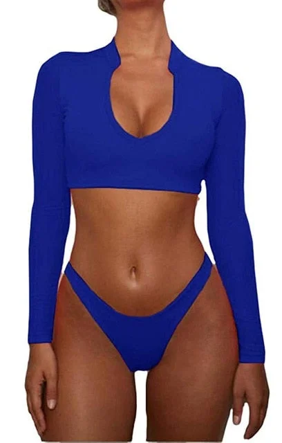 Dark blue swimsuit