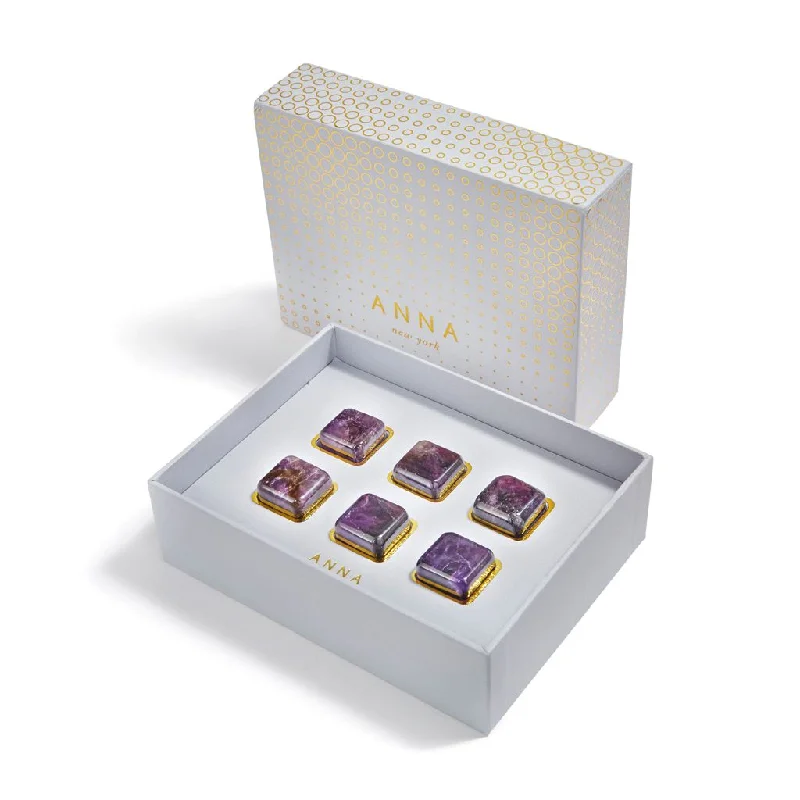 Vida Whisky Gems | Amethyst | Set of 6