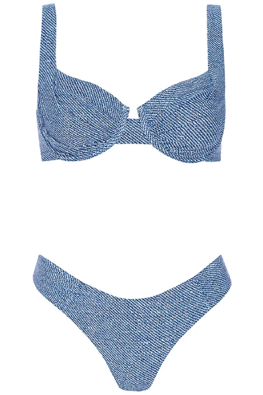 Aruba Bikini Denim Set