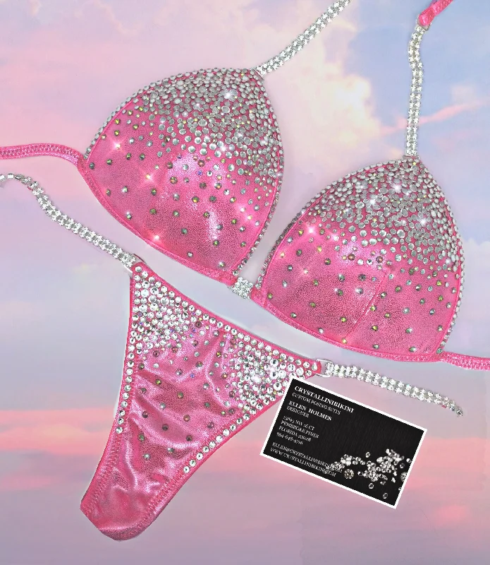 Pink  Elite Bombshell competition bikini