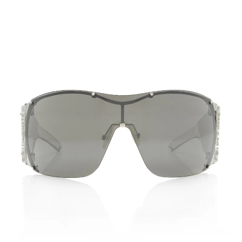 Dior Limited Edition Crystal Grand Salon X Shield Sunglasses