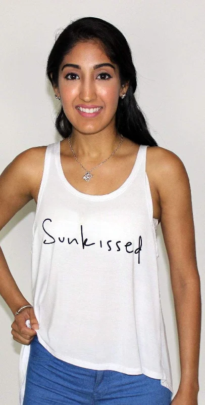 Ete Apparel Sunkissed White Tank Top 1-10-WHT-SK-17-P