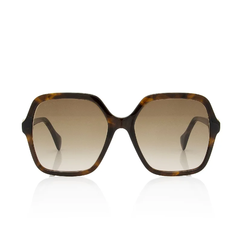 Gucci Interlocking GG Oversized Square Sunglasses