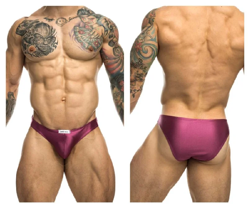 JUSTIN+SIMON XSJ01 Classic Bikini Color Wine