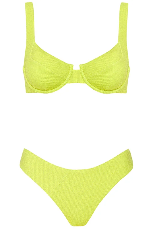 Laguna Bikini Neon Lurex Set