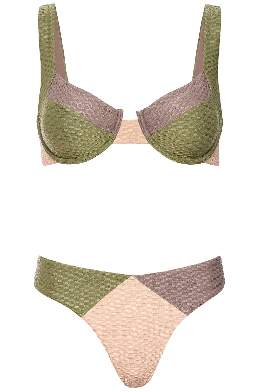 Laguna Bikini Tricolor Army Set