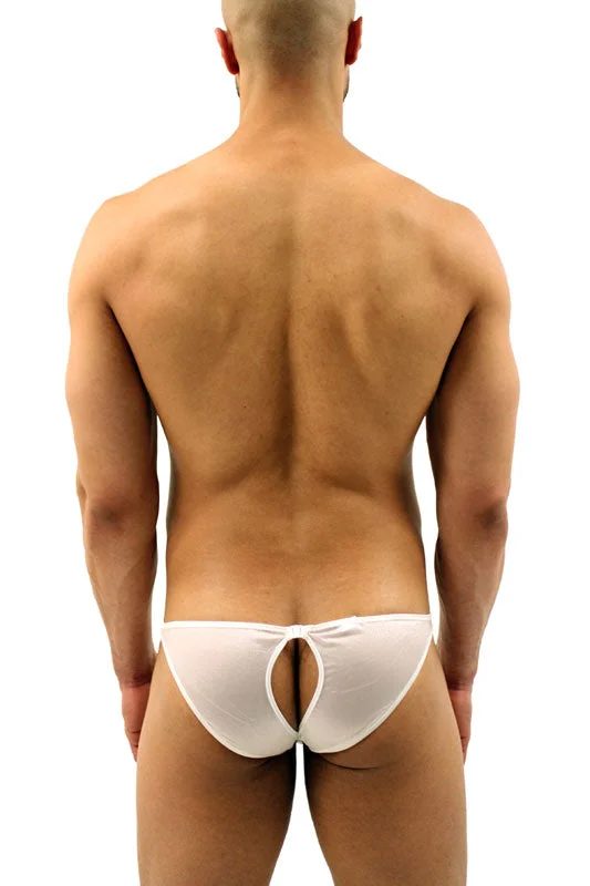 Mens Low-rise Exposed Butt Bikini Brief -Closeout