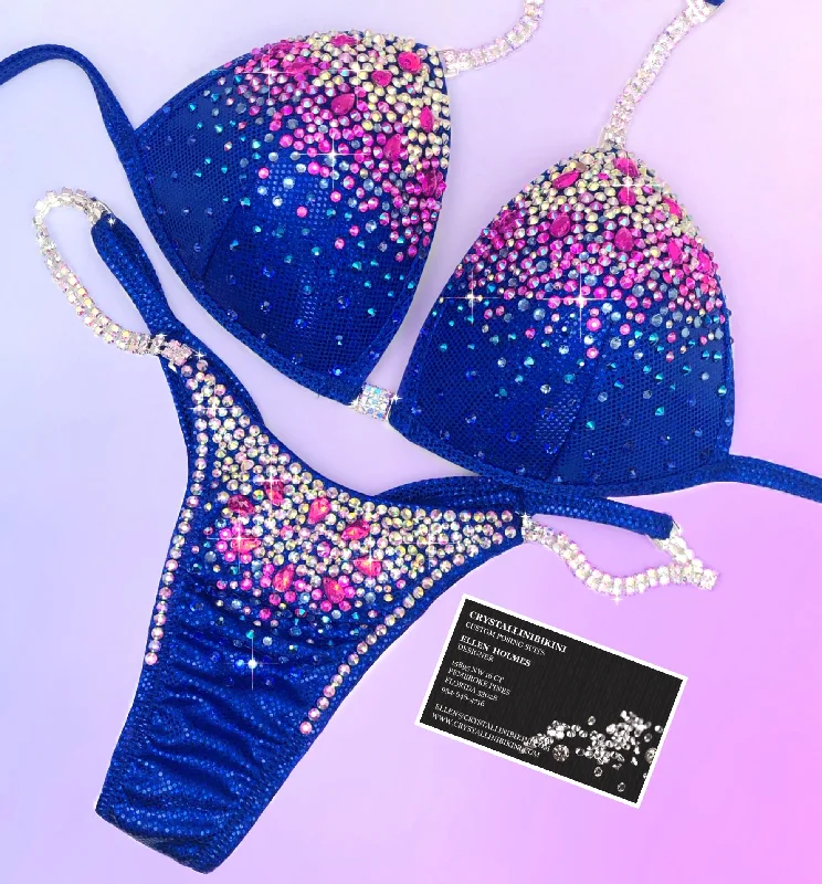 Pop of Color competition bikini