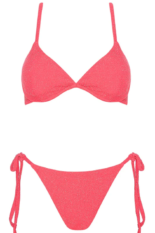 Portofino Bikini Cherry Lurex Set