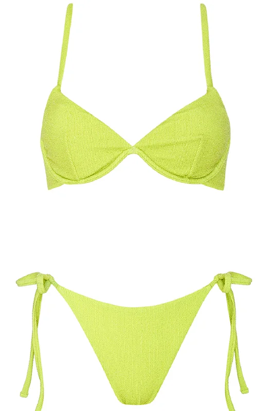 Portofino Bikini Neon Lurex Set