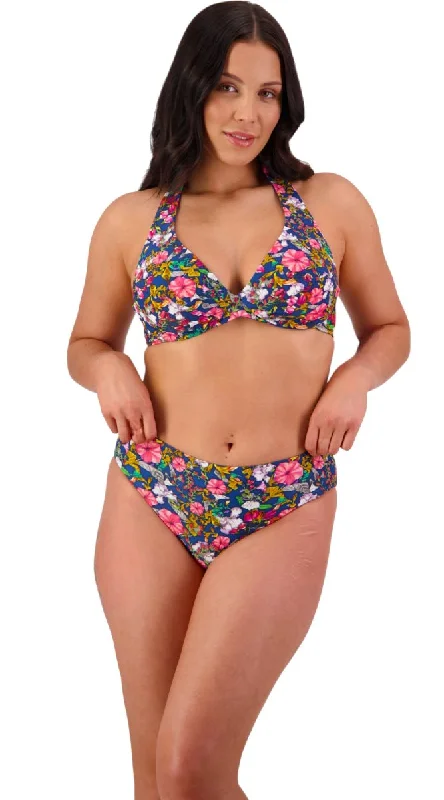 Queenie Reversibles Underwired Halter (DD/E & F/G Cup) & Mid-rise Pant