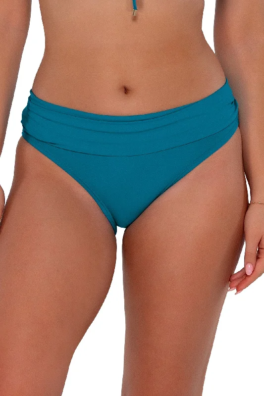 Sunsets Avalon Teal Unforgettable Bikini Bottom