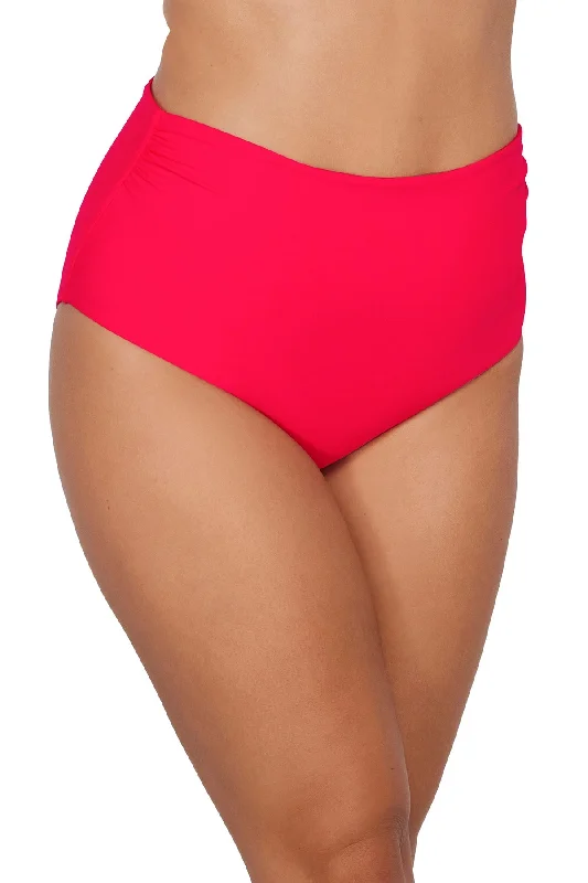 Sunsets Geranium Capri High Waist Bottom