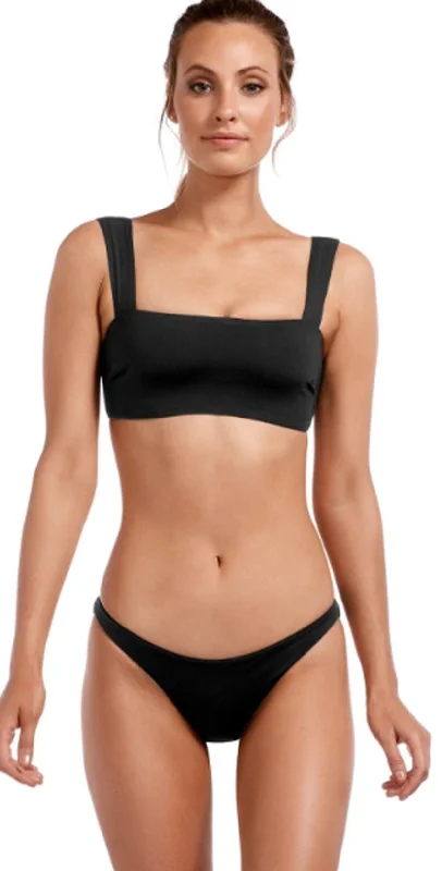 Vitamin A EcoLux Venus Bikini Top in Black