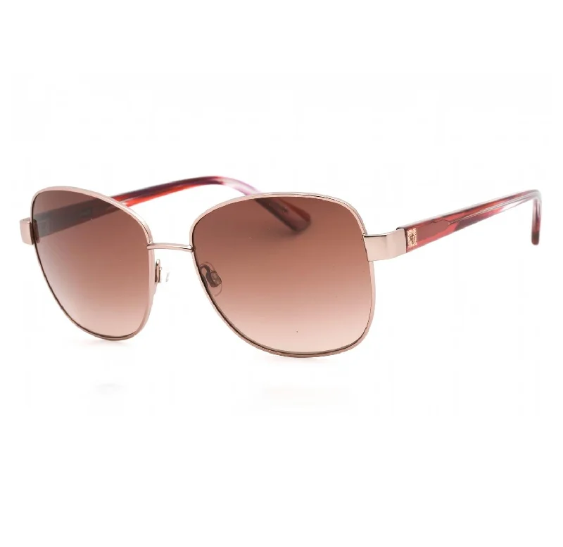 Women's Ak7072 Sunglasses In Rose Gold / Brown Gradient