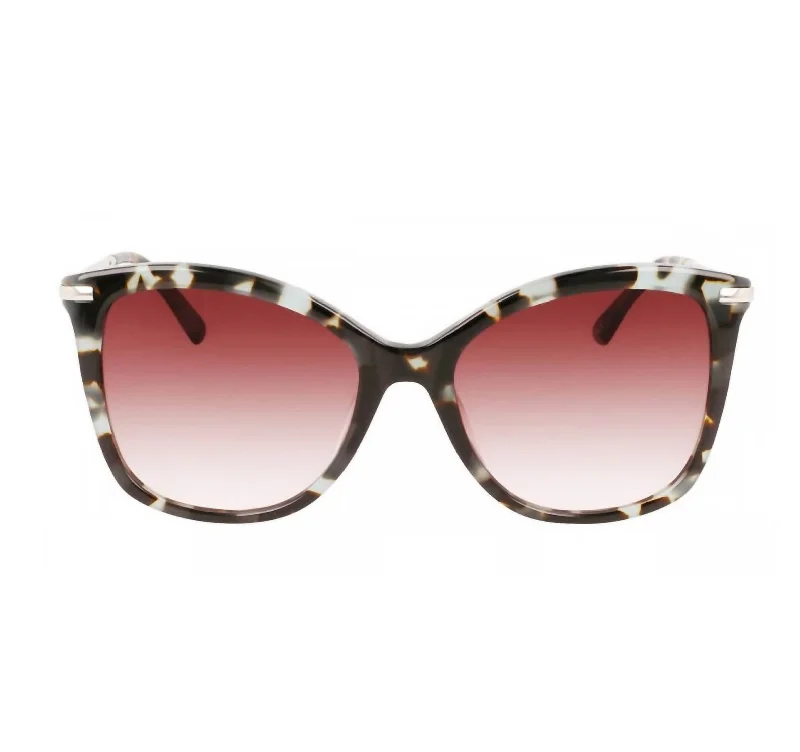 Women's Ck22514S Sunglasses In Aqua Tortoise/mauve Gradient