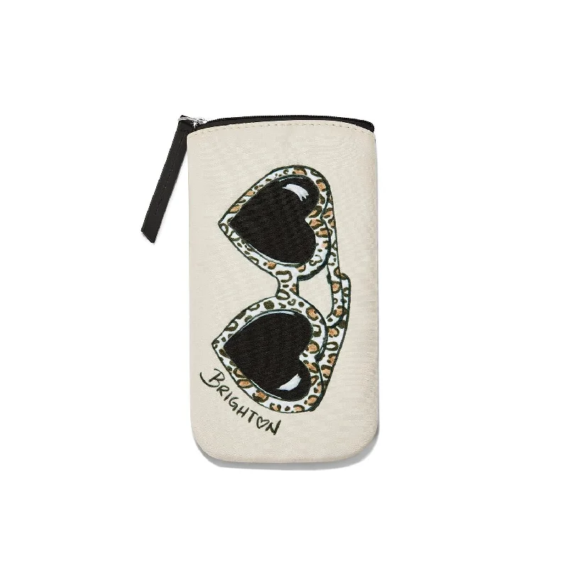 Women's Wild Cat Sunglass Case In Leopard