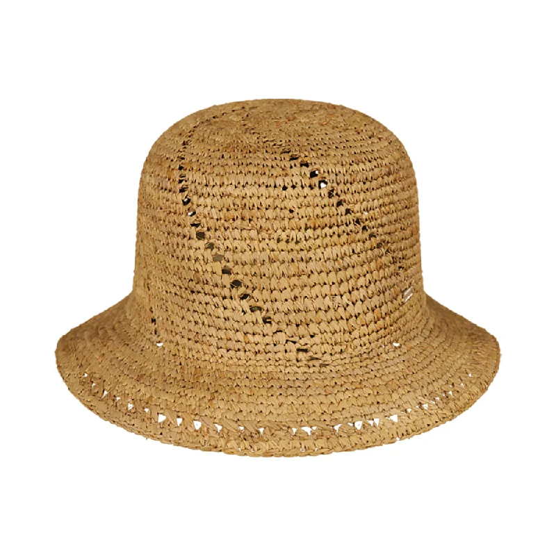 Barts Hats Tikia Raffia Straw Cloche Hat - Light Brown