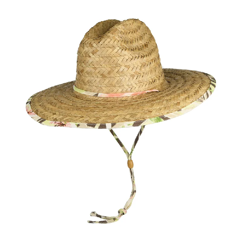 Dorfman Pacific Hats Montane Palm Lifeguard Hat - Natural