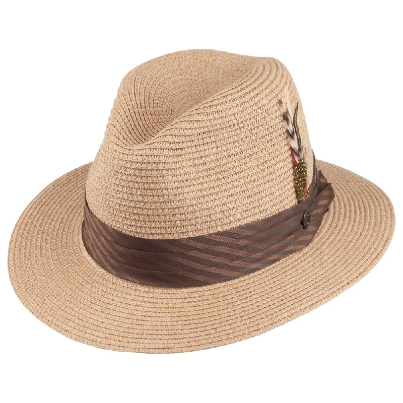 Jaxon & James Toyo Braided Fedora Cappuccino Wholesale Pack