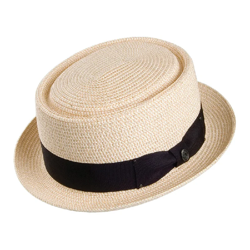 Jaxon & James Toyo Braided Pork Pie Hat - Natural