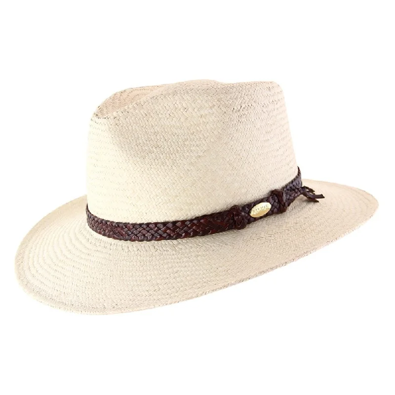 Melbourne Hats Outback Roo Safari Manila Palm - Natural