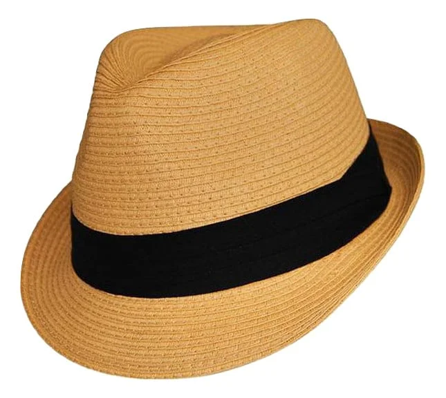 Stanton Braided Toyo Trilby - Tan