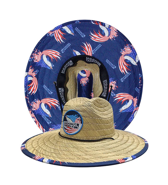 Sails & Stripes Straw Hat