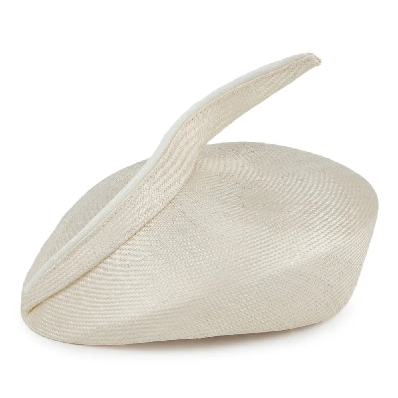 Whiteley Hats Luna Straw Pillbox Hat - Ivory